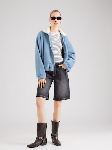 Veste en polaire 'DUNE' TOPSHOP en bleu