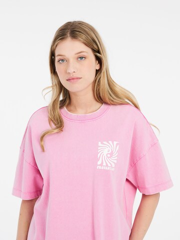 PROTEST Shirt 'PRTVIVAO' in Roze