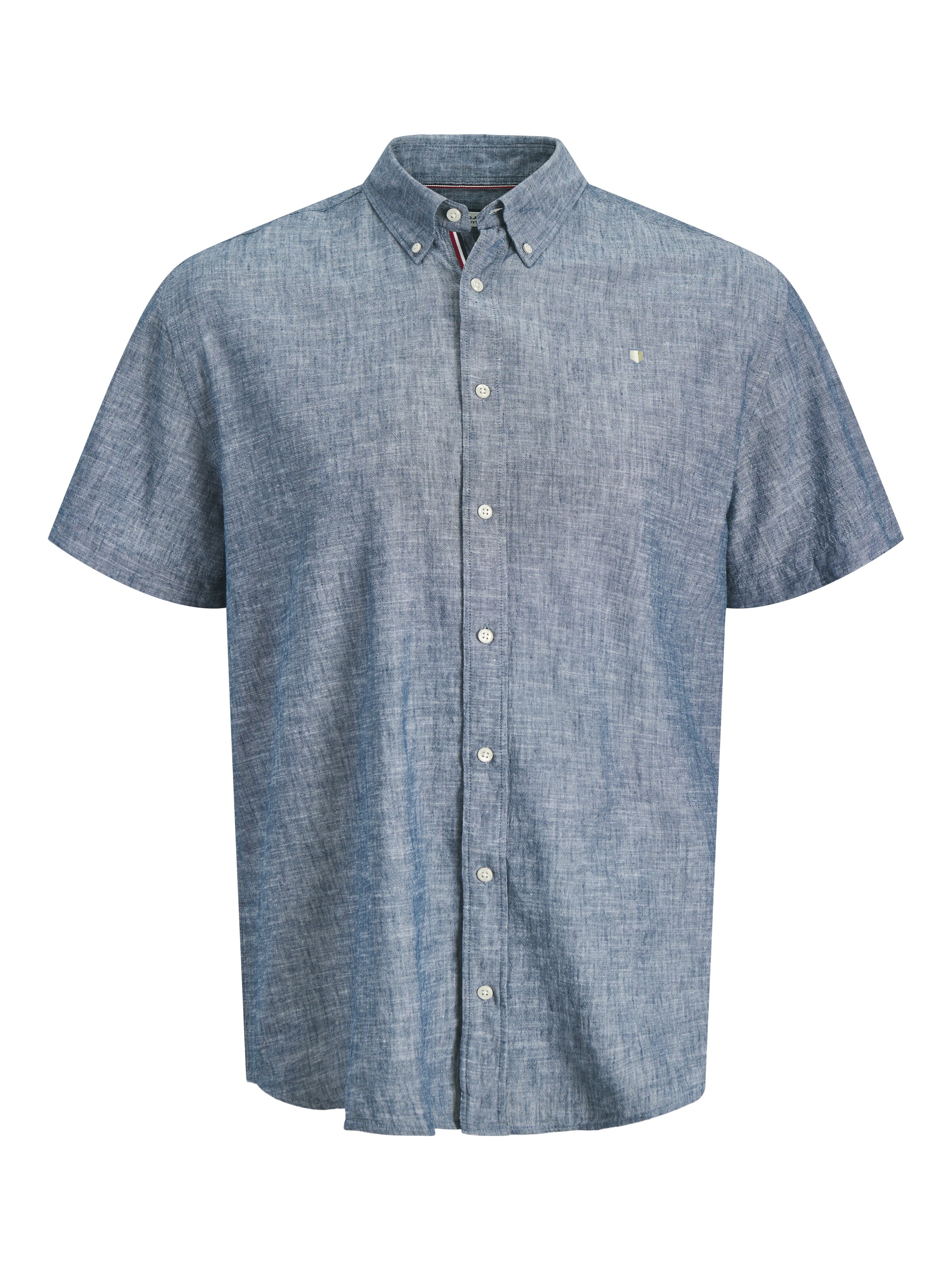 Jack & Jones Plus Regular fit Button Up Shirt 'JPRBLUSUMMER' in Blue: front