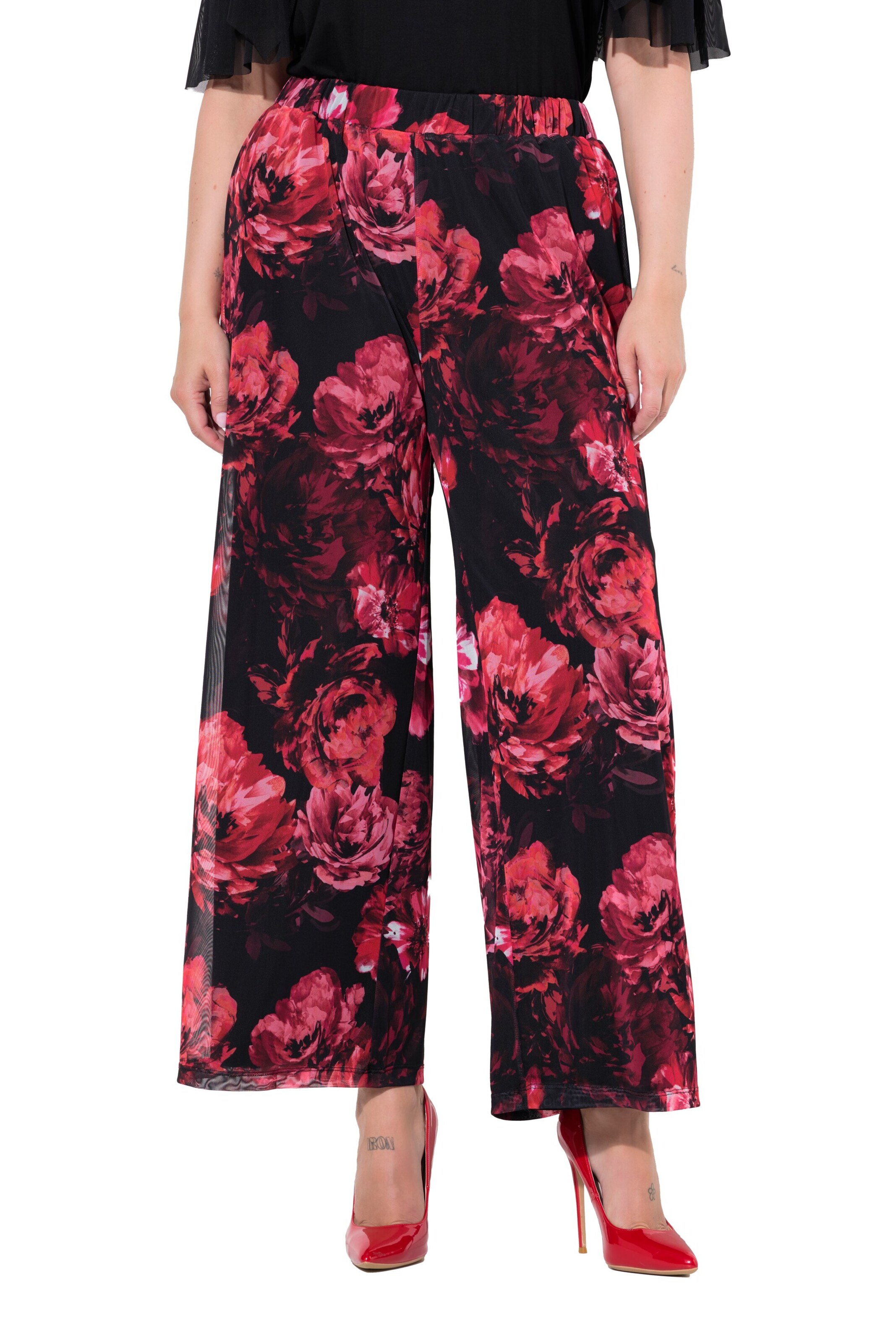 MIAMODA Loosefit Broek in Roze: voorkant