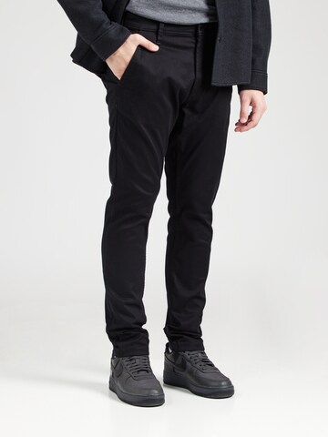 G-STAR Slimfit Chino in Zwart: voorkant