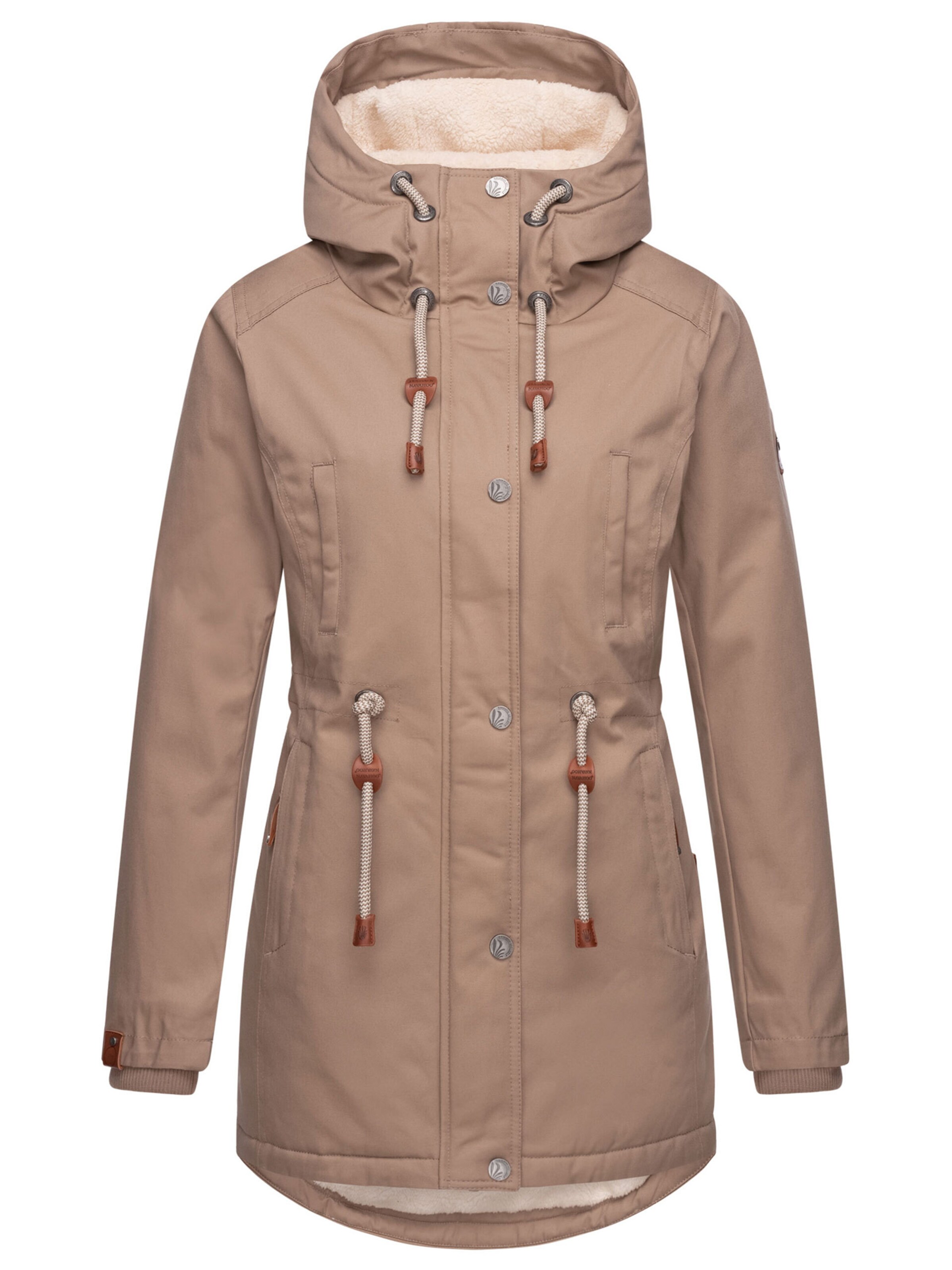 NAVAHOO Winterparka 'Ireliaa' in Beige