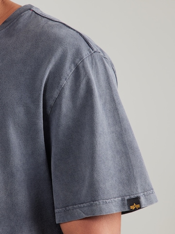 ALPHA INDUSTRIES Μπλουζάκι σε μπλε