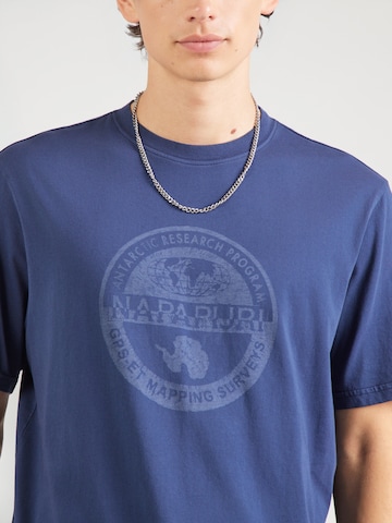 NAPAPIJRI - Camiseta 'S-BOLLO' en azul