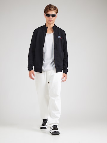 WRANGLER Sweat jacket 'FUNNEL' in Black