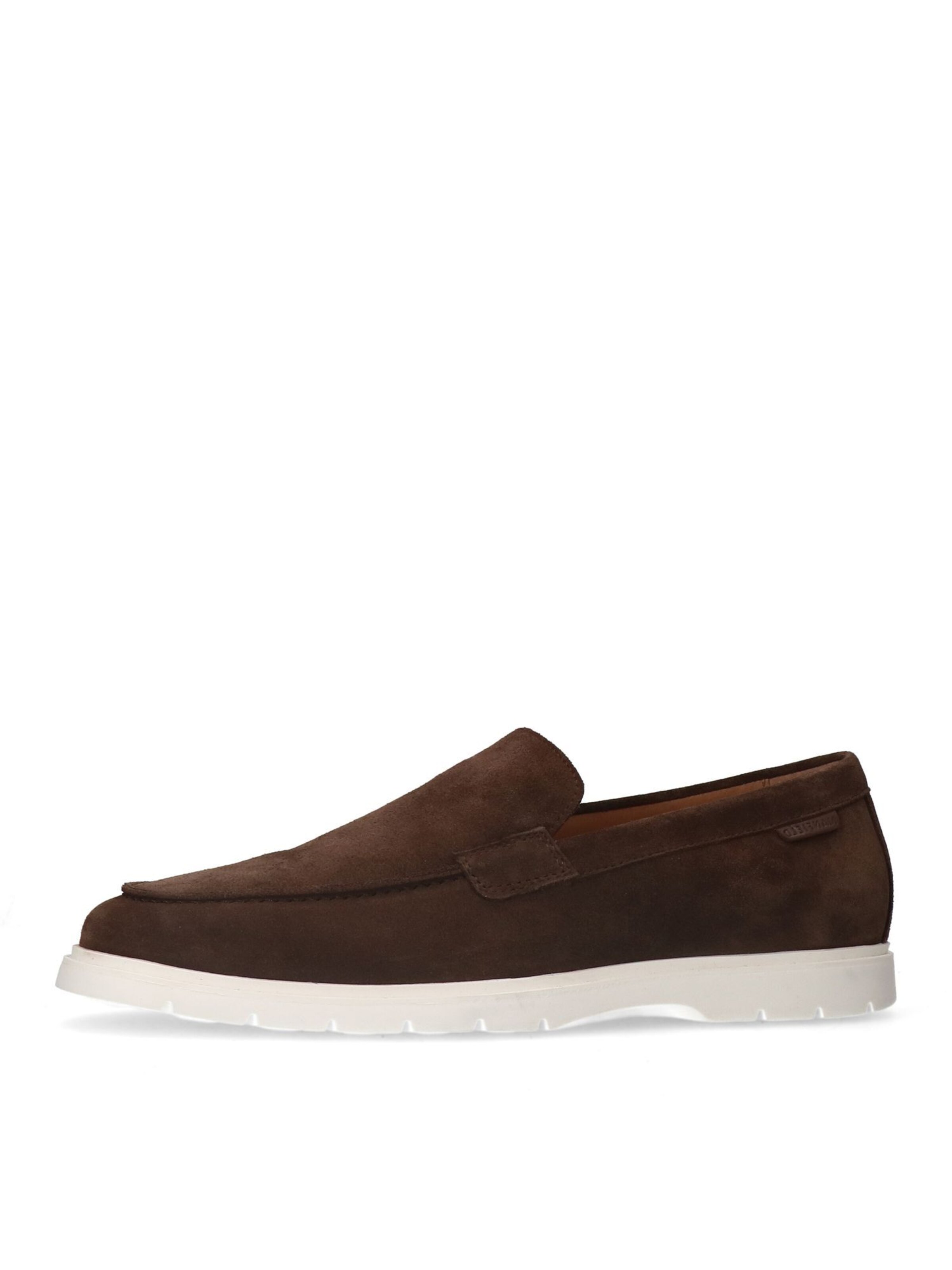 MANFIELD Moccasins in Brown: front