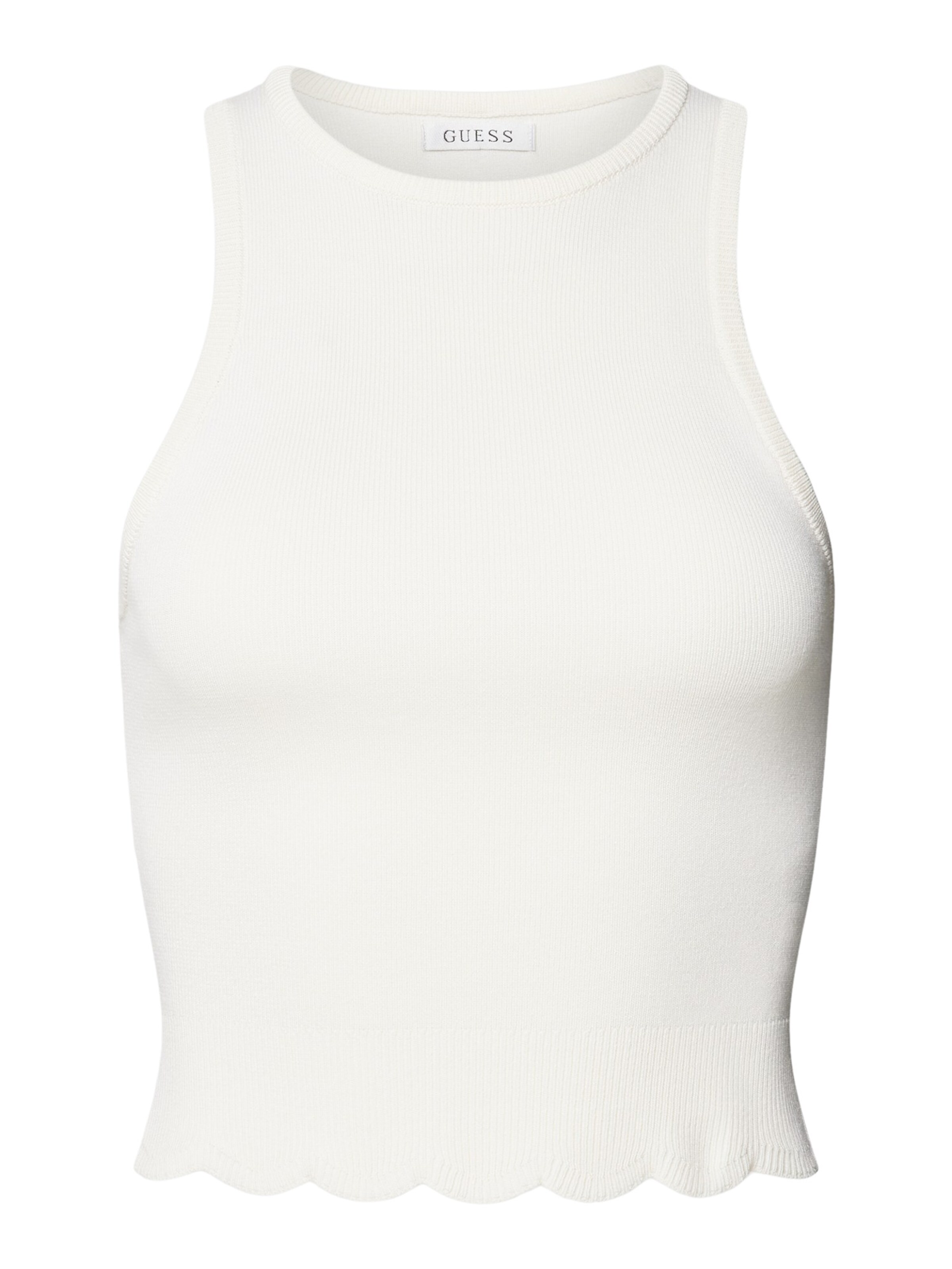 GUESS Top 'Ada' in Wit: voorkant