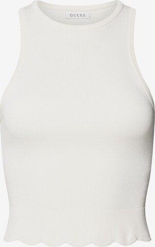 Top 'Ada' di GUESS in bianco: frontale