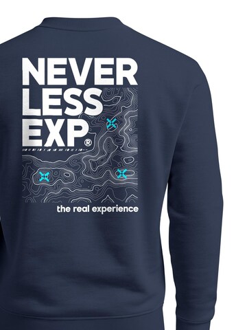Neverless Sweatshirt 'Expedition'‌‌‌‌ in Blau