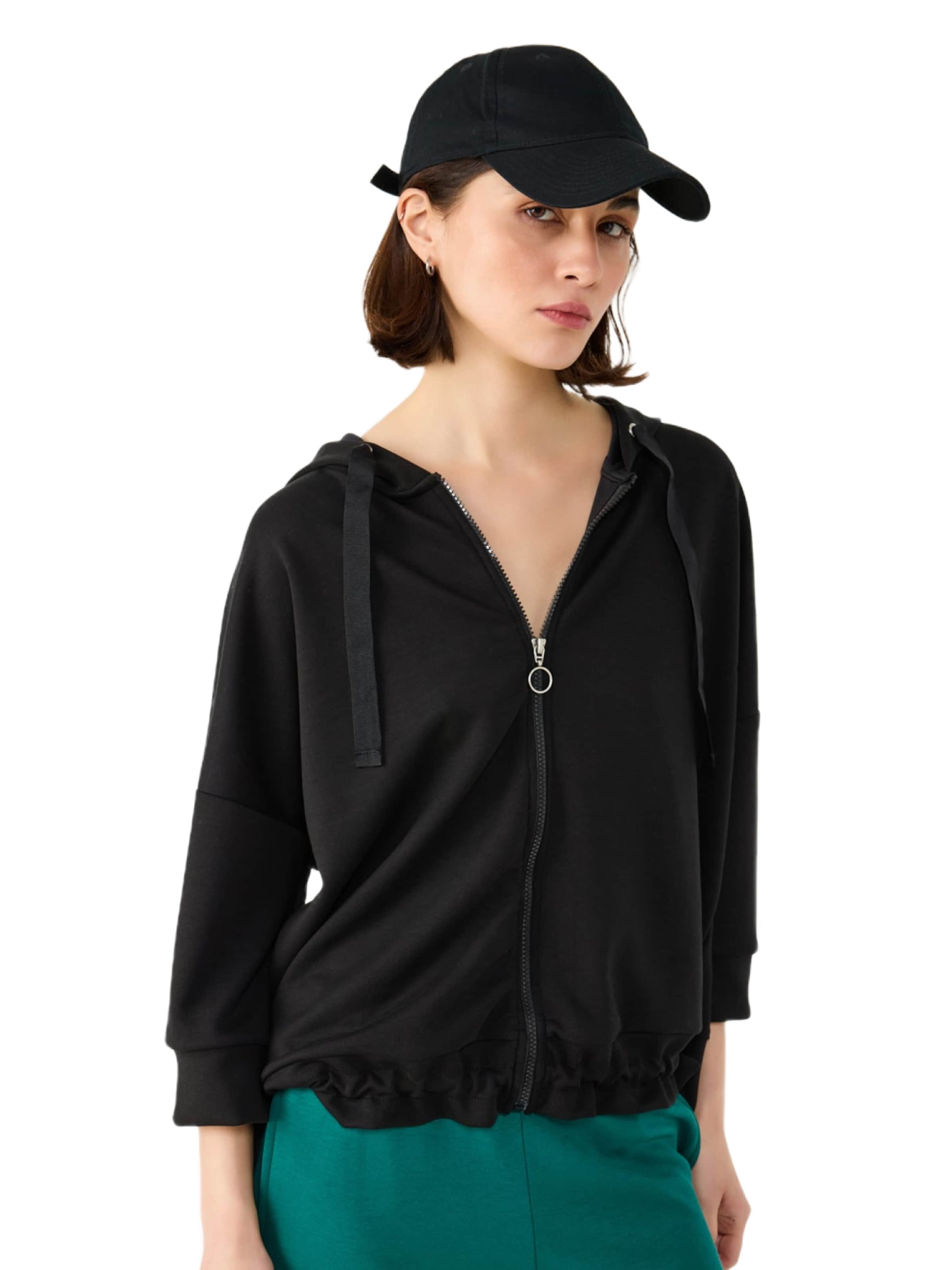 No Matter What Sweatvest in Zwart