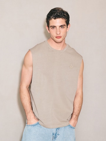 Next Shirt in Beige: voorkant