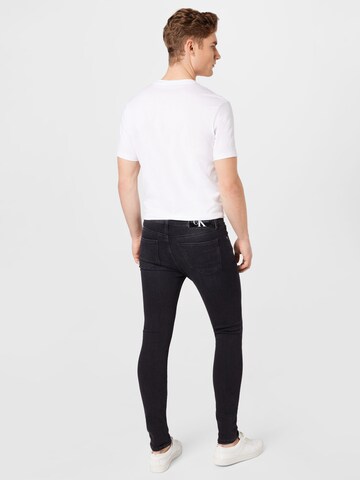 Calvin Klein Jeans Skinny Džíny – černá