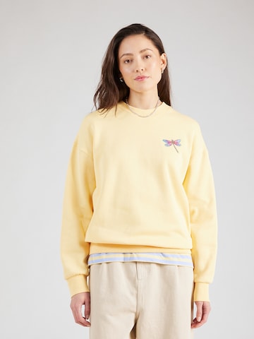 Iriedaily Sweatshirt 'Libelle' i gul: forside