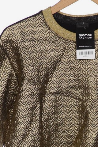 River Island Sweatshirt & Zip-Up Hoodie in XS in Gold