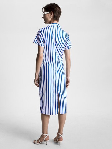 TOMMY HILFIGER Blusenkleid in Blau