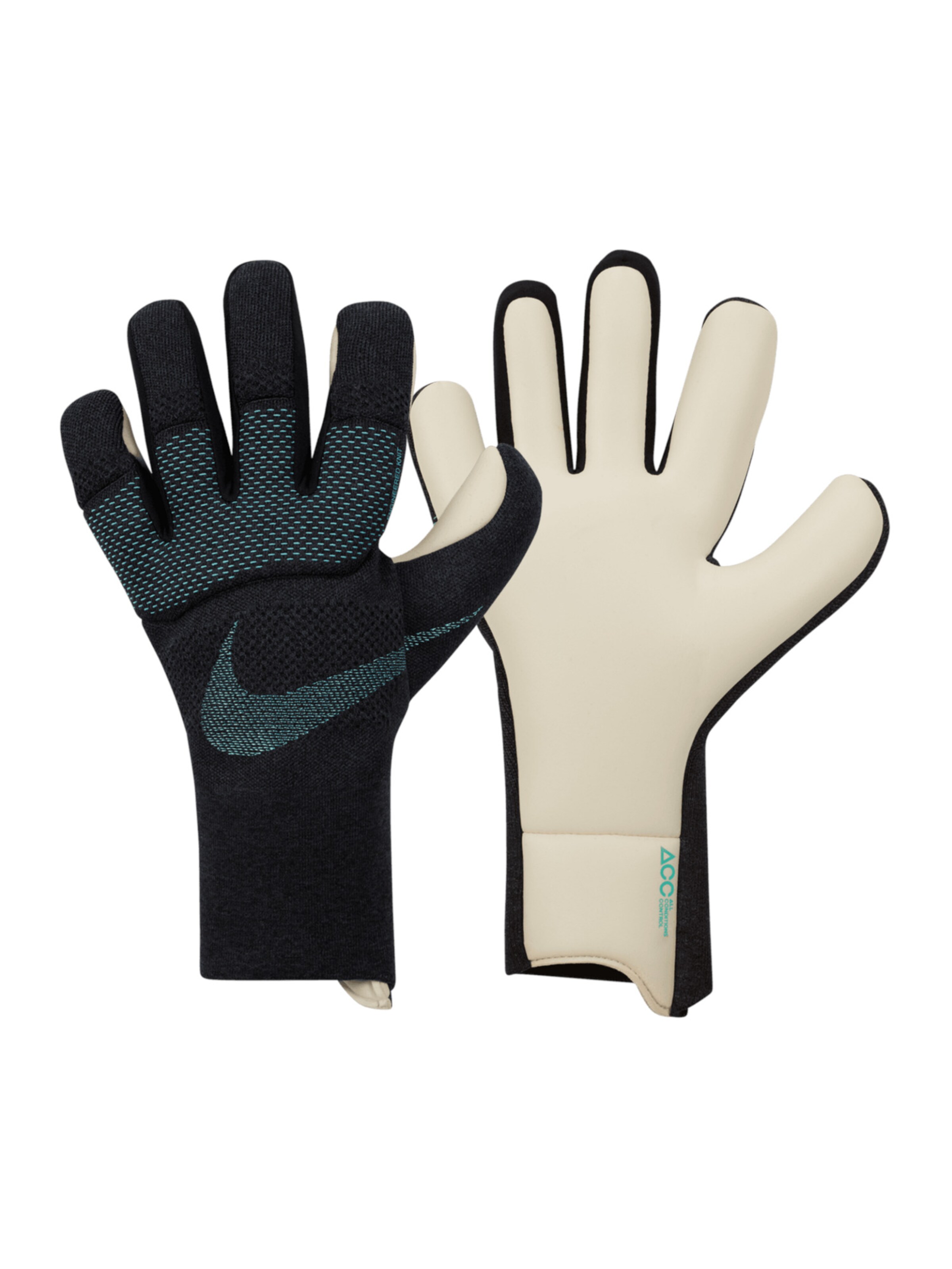 NIKE Sporthandschuhe in Schwarz: Vorderseite