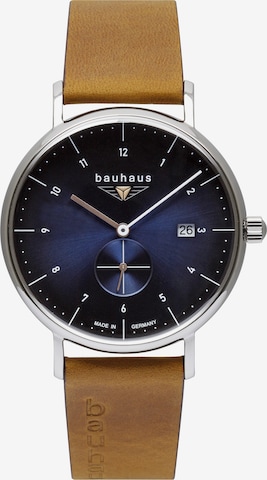 Bauhaus Uhr in Braun: predná strana