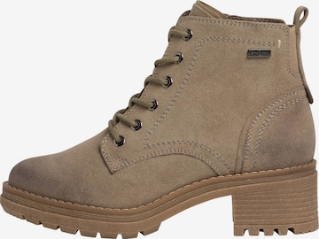 JANA Lace-Up Ankle Boots in Brown