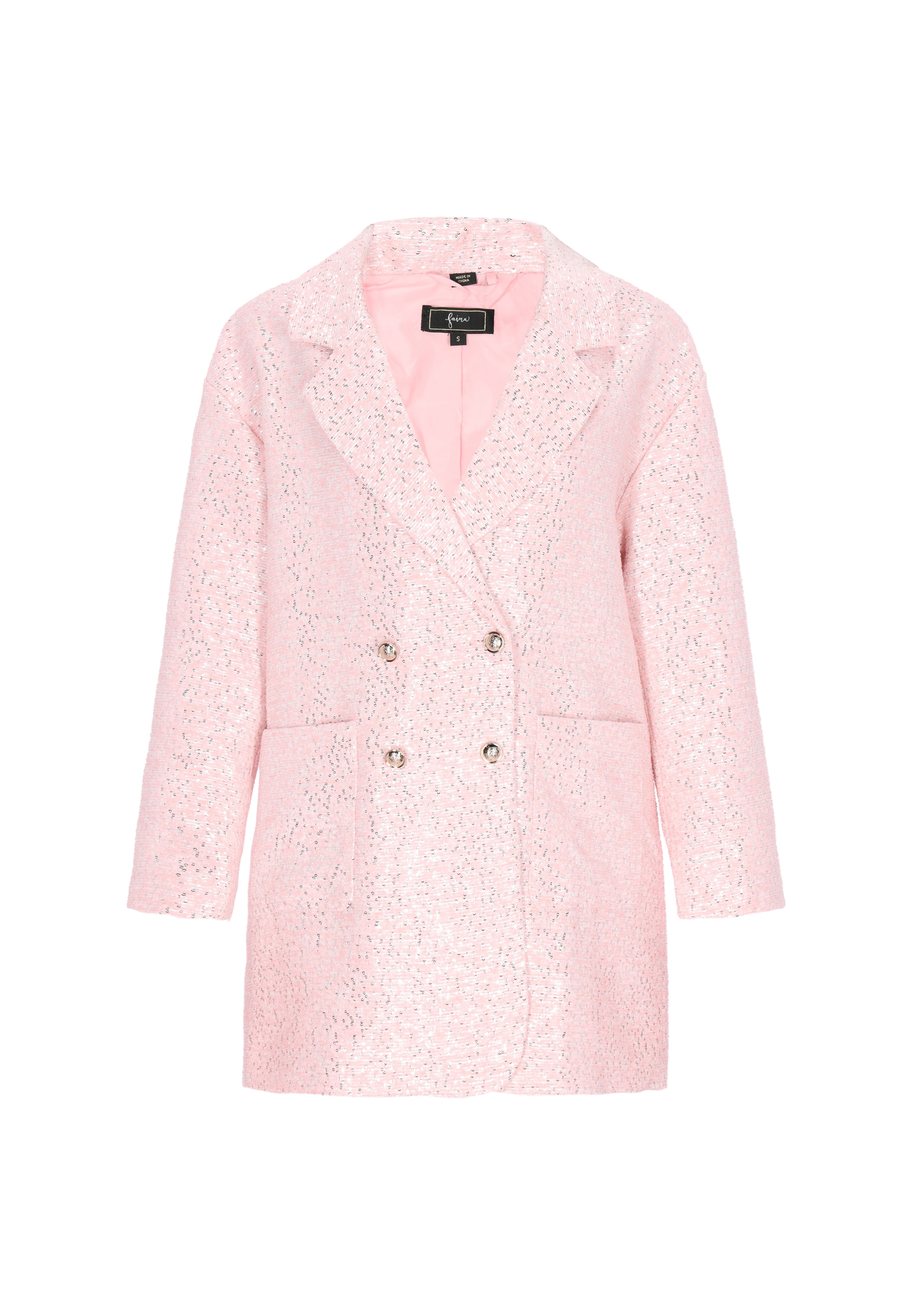 Blazer faina en rose : devant