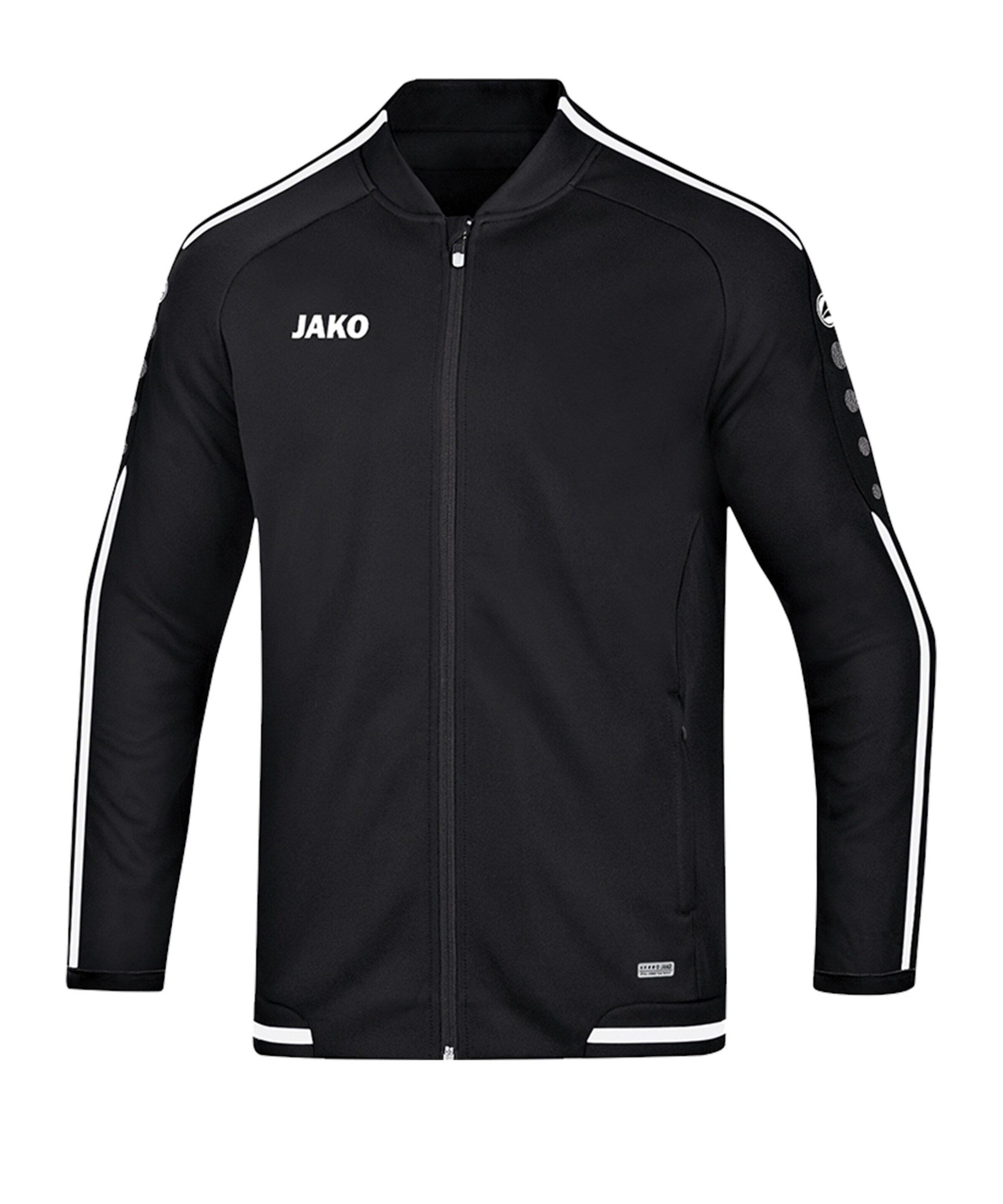 JAKO Trainingsjacke 'Striker 2.0' in Schwarz: Vorderseite