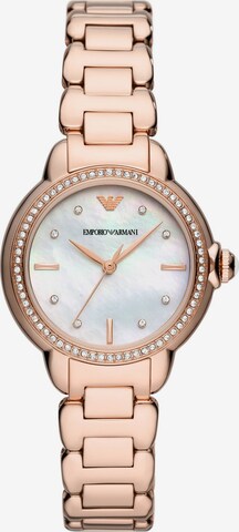 Emporio Armani Analog Watch in Gold: front