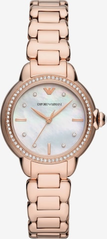 Emporio Armani Analog Watch in Gold: front