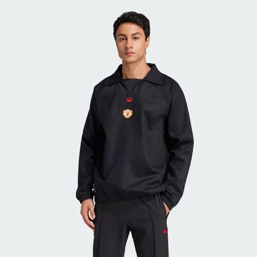 T-Shirt 'Manchester United Terrace Icons Drill' ADIDAS ORIGINALS en noir : devant