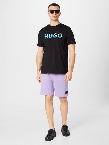 HUGO - Camiseta 'Dulivio' en negro
