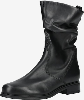 Bottes GABOR en noir : devant