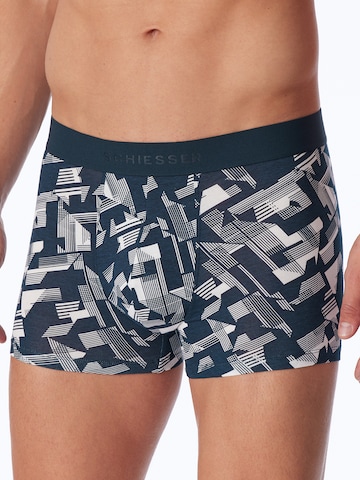 SCHIESSER Boxershorts in Blauw: voorkant