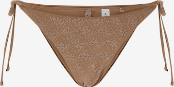GUESS Bikini Bottoms in Brown: front
