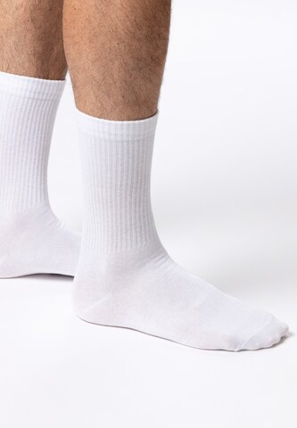 SNOCKS Αθλητικές κάλτσες σε λευκό