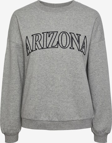 PIECES Sweatshirt 'FREYA' in Grey: front