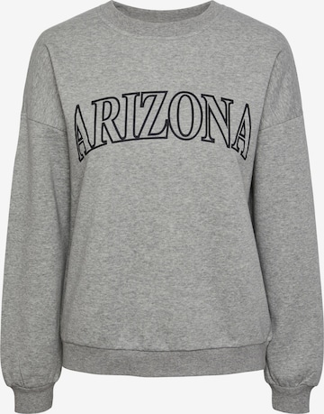 PIECES Sweatshirt 'FREYA' i grå: framsida