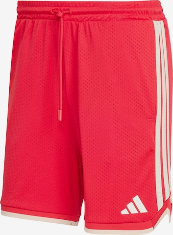 ADIDAS SPORTSWEAR regular Sportsbukser 'Stadium' i rød: forside