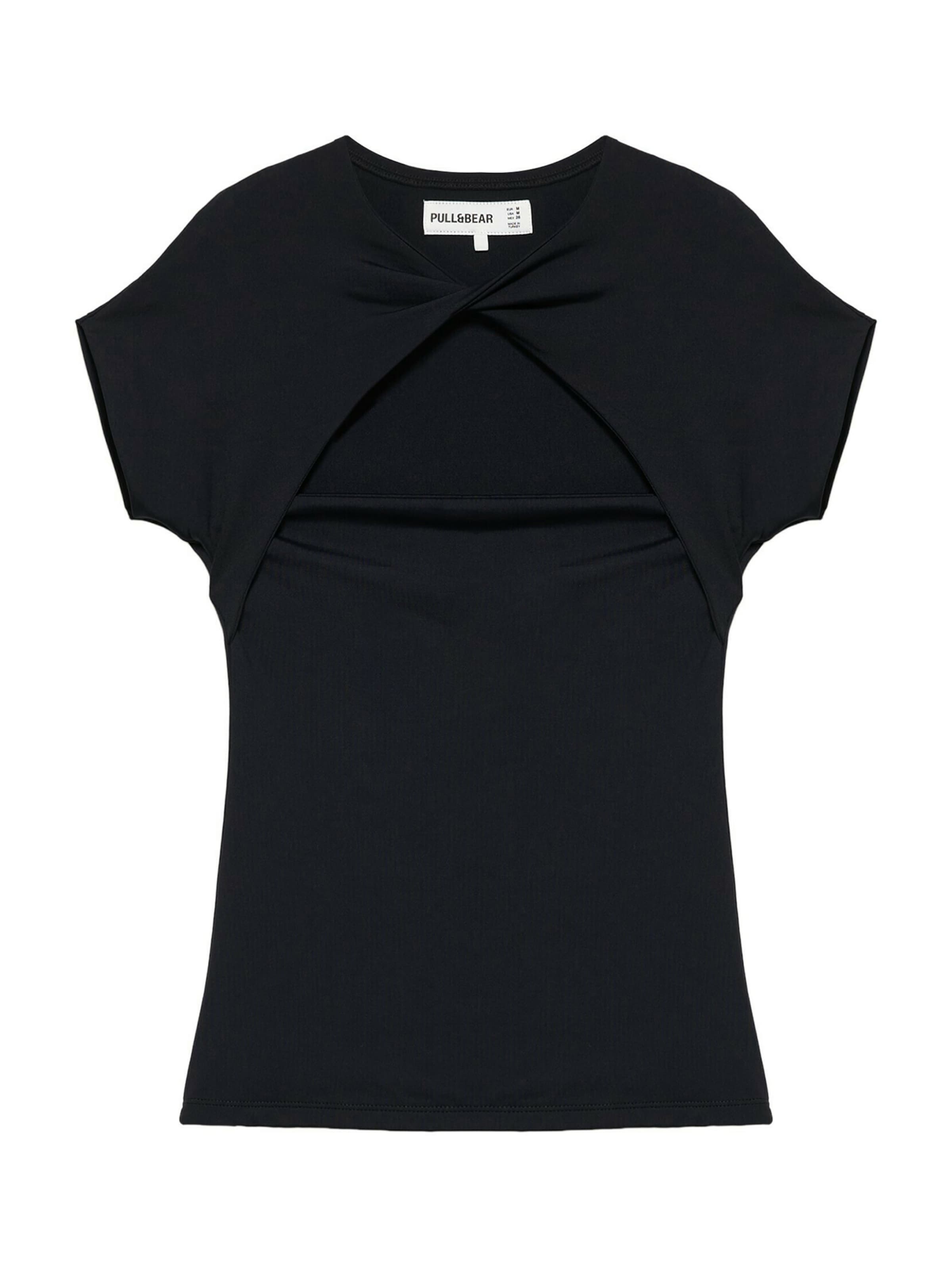 Pull&Bear Shirts i XS i sort, Produktvisning