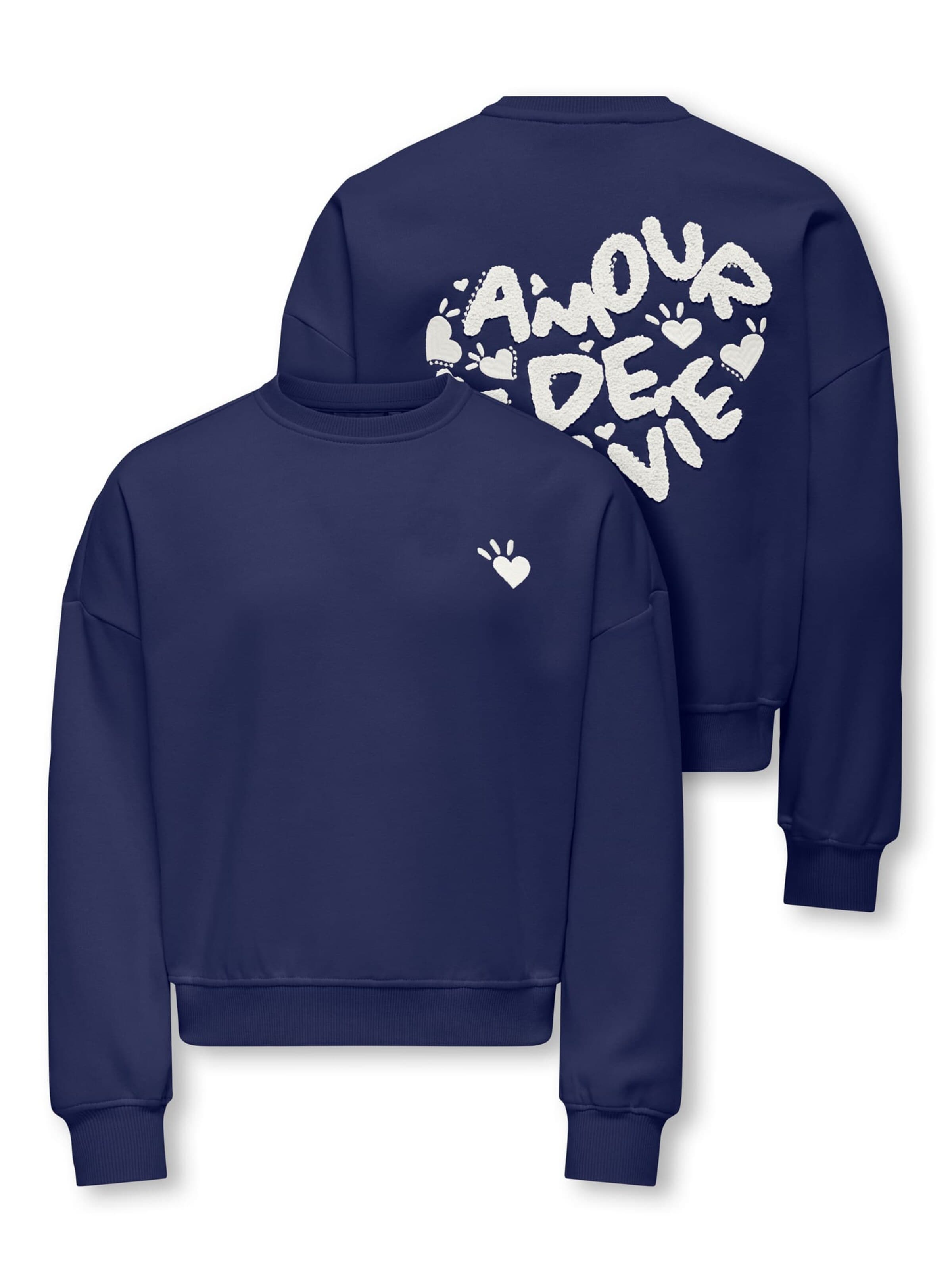 ONLY Sweatshirt 'Tammie' in Blauw