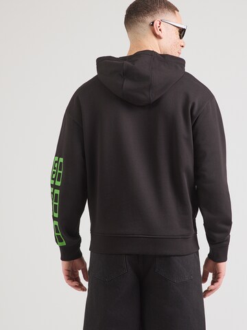 HUGO Μπλούζα φούτερ 'Nufo' σε μαύρο