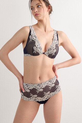 INTIMISSIMI Slip 'Pretty Flowers' in Blau