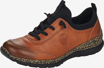 Rieker Lace-Up Shoes in Brown: front