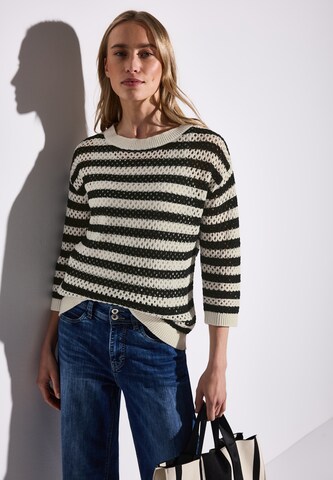 STREET ONE Pullover in Schwarz: Vorderseite