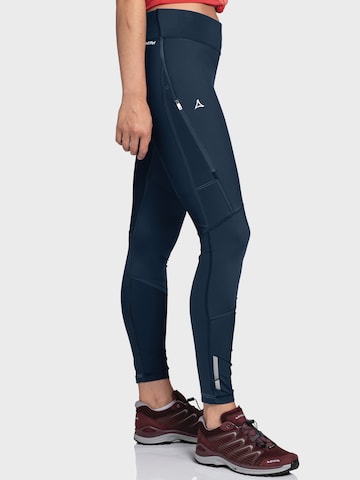 Schöffel Skinny Sportbroek 'Hestad' in Blauw