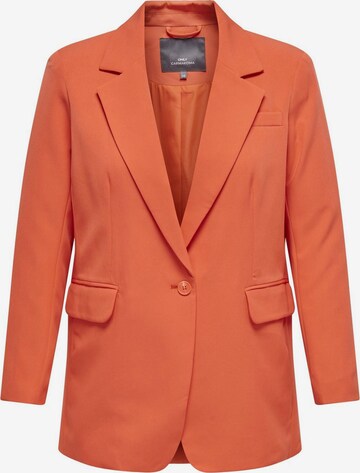 Blazer ONLY Carmakoma en orange : devant