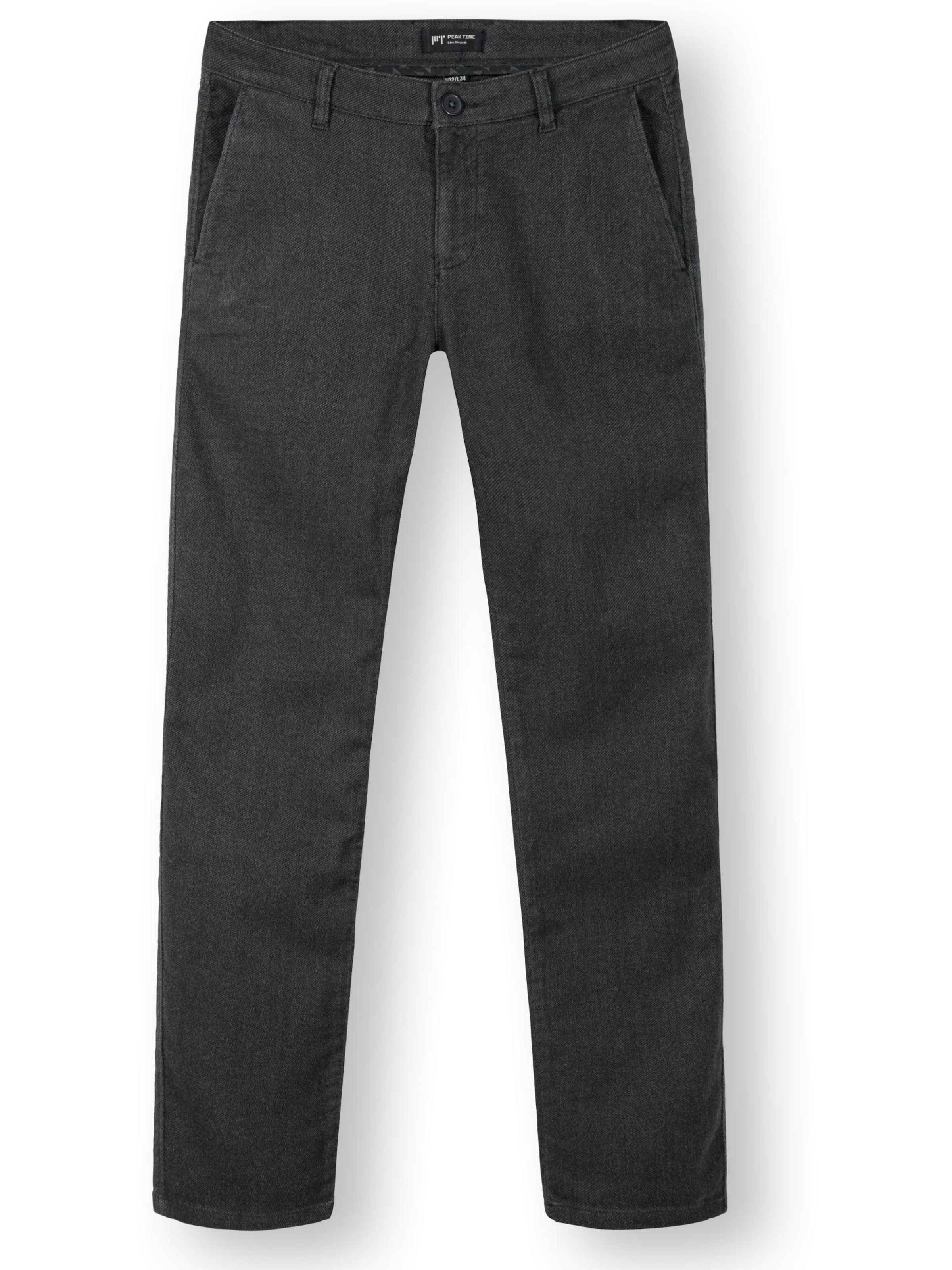 Regular Pantalon chino 'Helikon' Peak Time en gris : devant