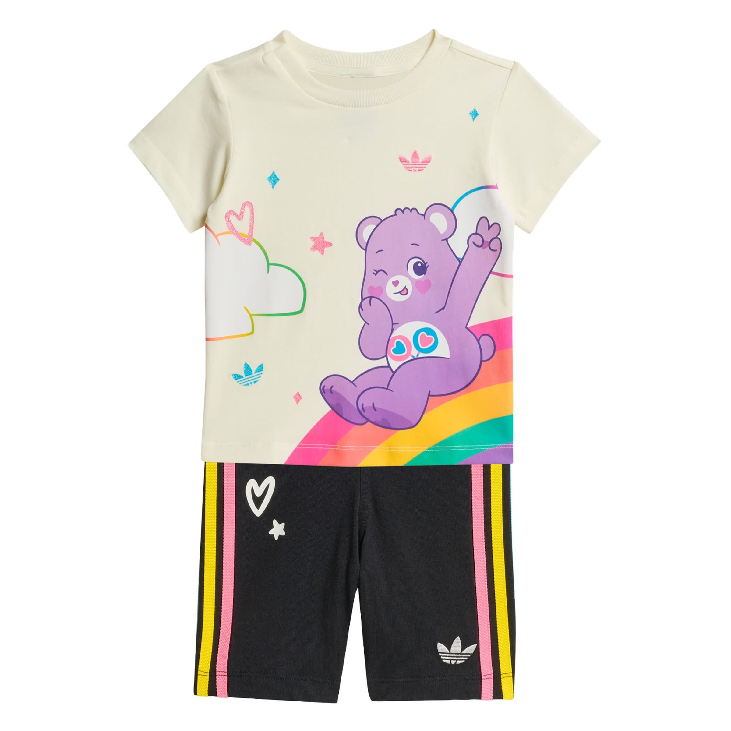 Set 'Care Bears' di ADIDAS ORIGINALS in nero: frontale