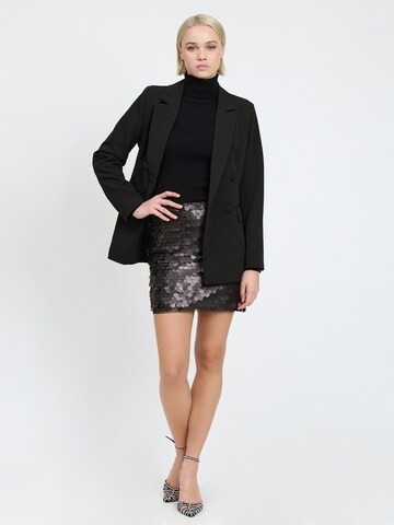 Influencer Pullover in Schwarz