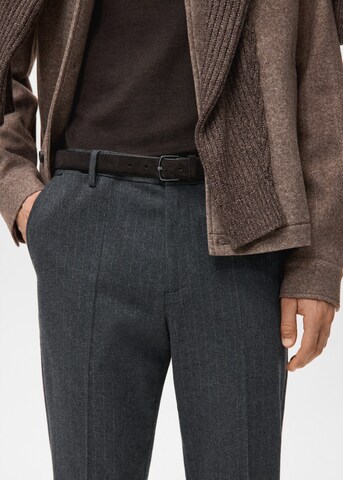 MANGO MAN Slim fit Pants 'Brest' in Grey