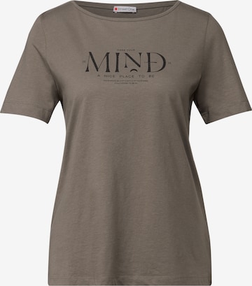 STREET ONE Shirt in Brown: front