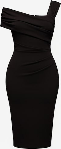 GODDIVA Jurk in Zwart: voorkant