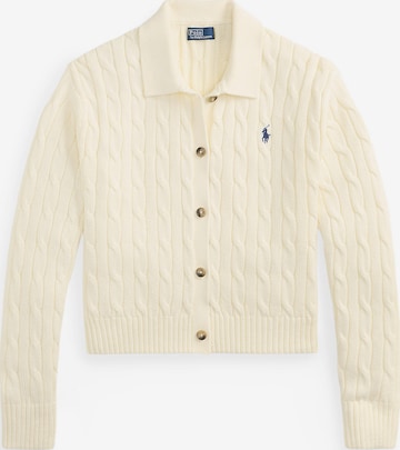 Polo Ralph Lauren Πλεκτή ζακέτα σε μπεζ: μπροστά